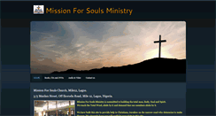 Desktop Screenshot of missionforsouls.org